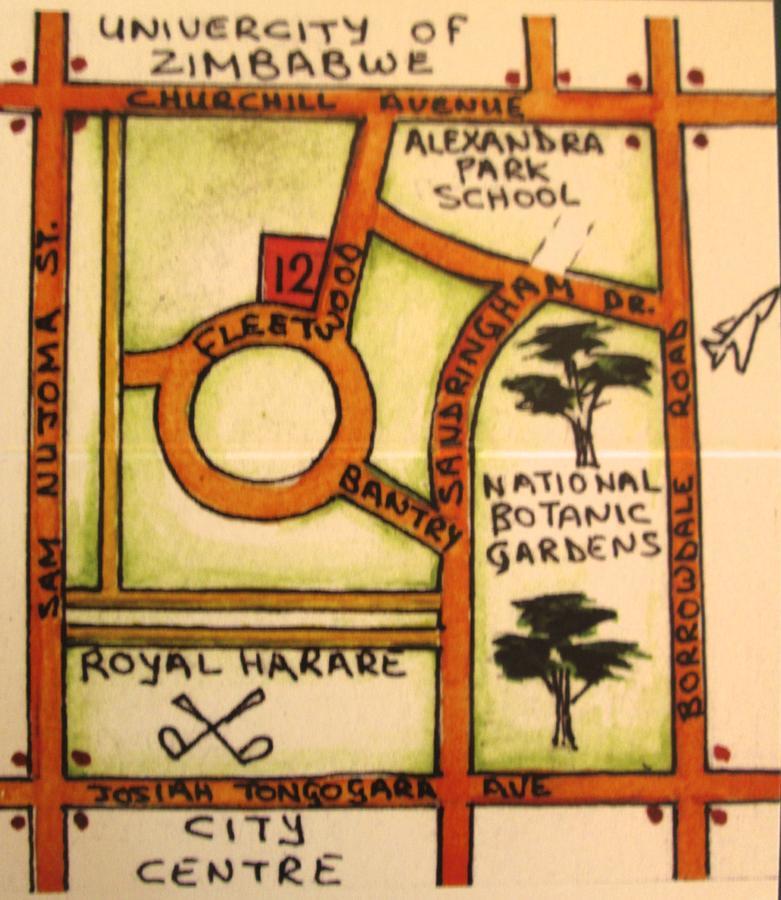 12 Fleetwood Bed and Breakfast Harare Buitenkant foto